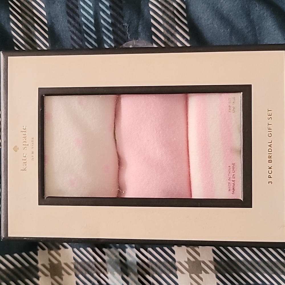 Kate Spade bridesmaid socks gift box